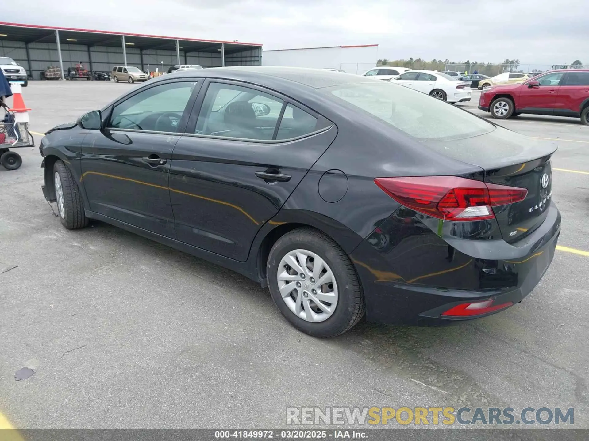 3 fotografías del automóvil dañado 5NPD74LF5LH615445 HYUNDAI ELANTRA 2020