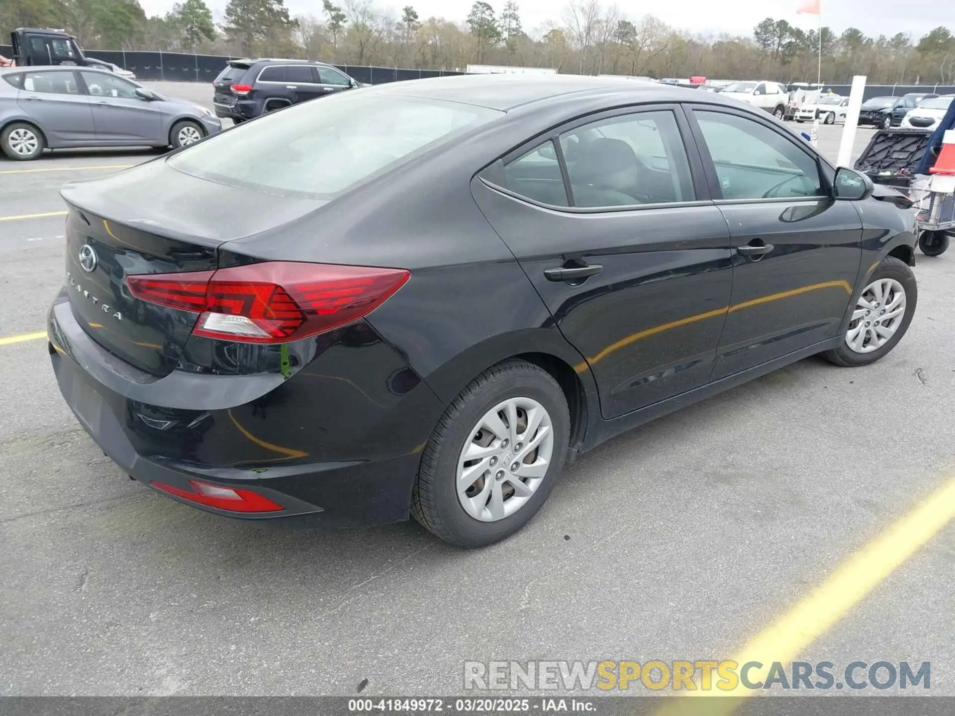 4 fotografías del automóvil dañado 5NPD74LF5LH615445 HYUNDAI ELANTRA 2020