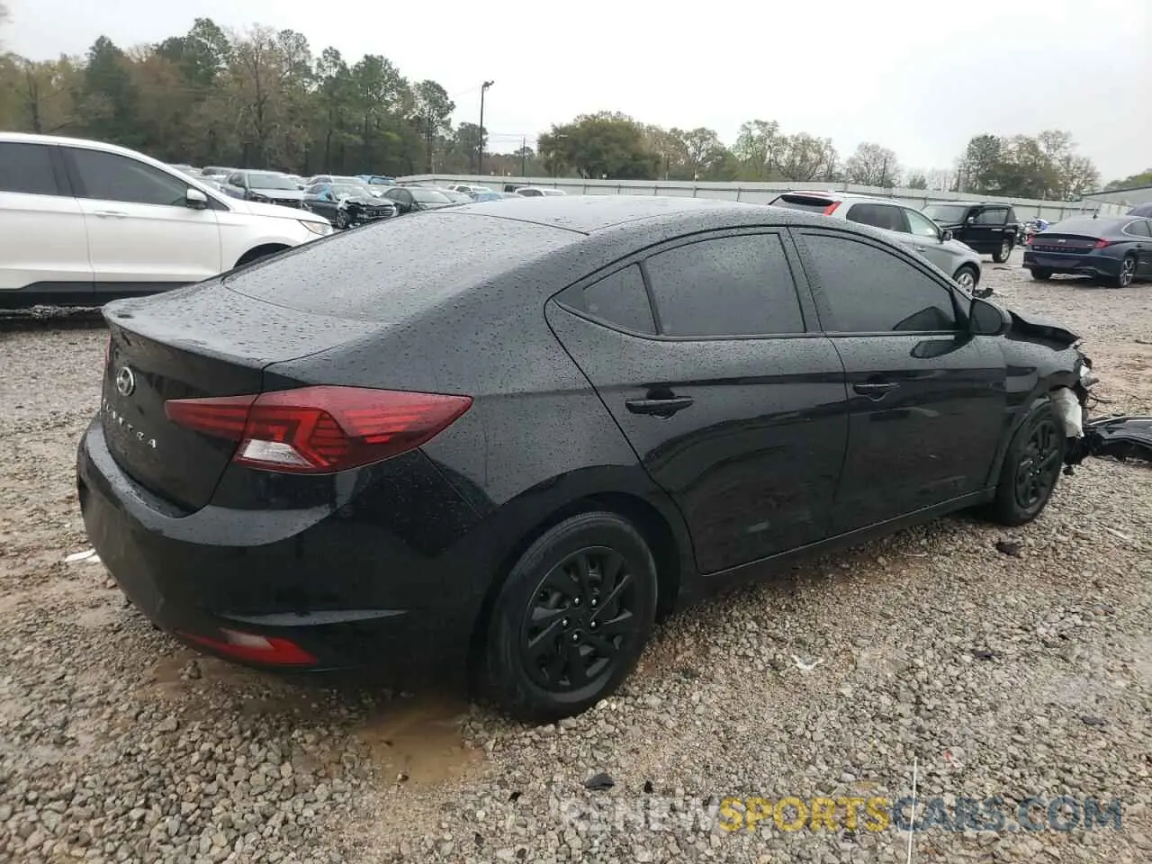 3 fotografías del automóvil dañado 5NPD74LF6LH519890 HYUNDAI ELANTRA 2020