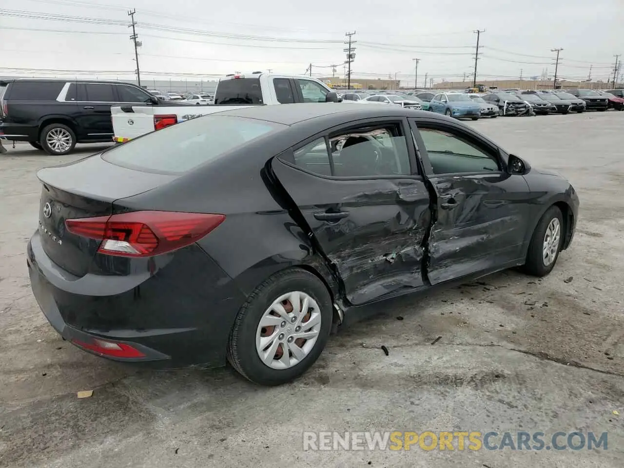 3 fotografías del automóvil dañado 5NPD74LF6LH541730 HYUNDAI ELANTRA 2020