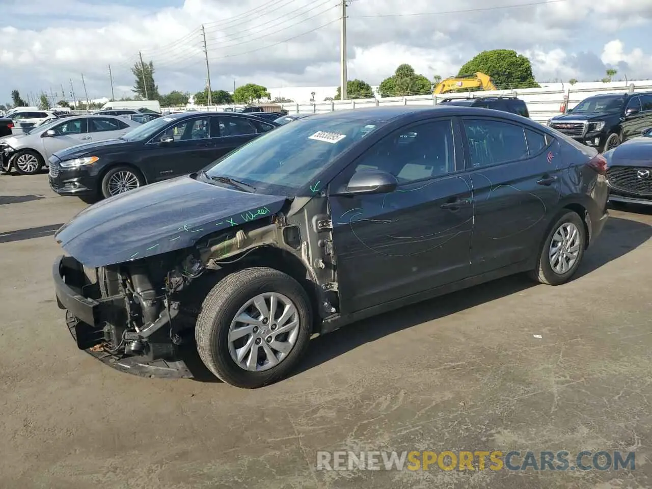 1 fotografías del automóvil dañado 5NPD74LF6LH576168 HYUNDAI ELANTRA 2020