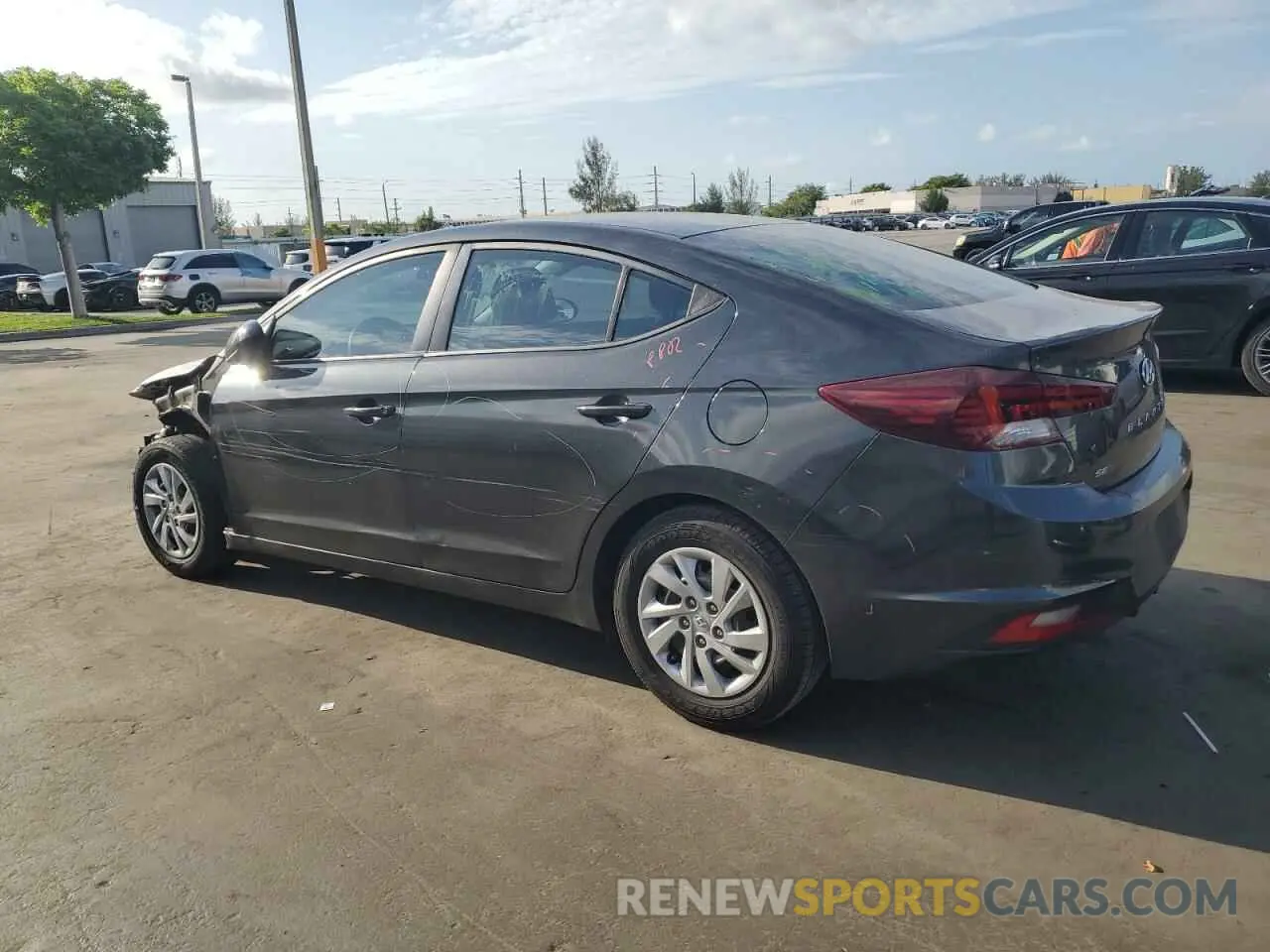 2 fotografías del automóvil dañado 5NPD74LF6LH576168 HYUNDAI ELANTRA 2020