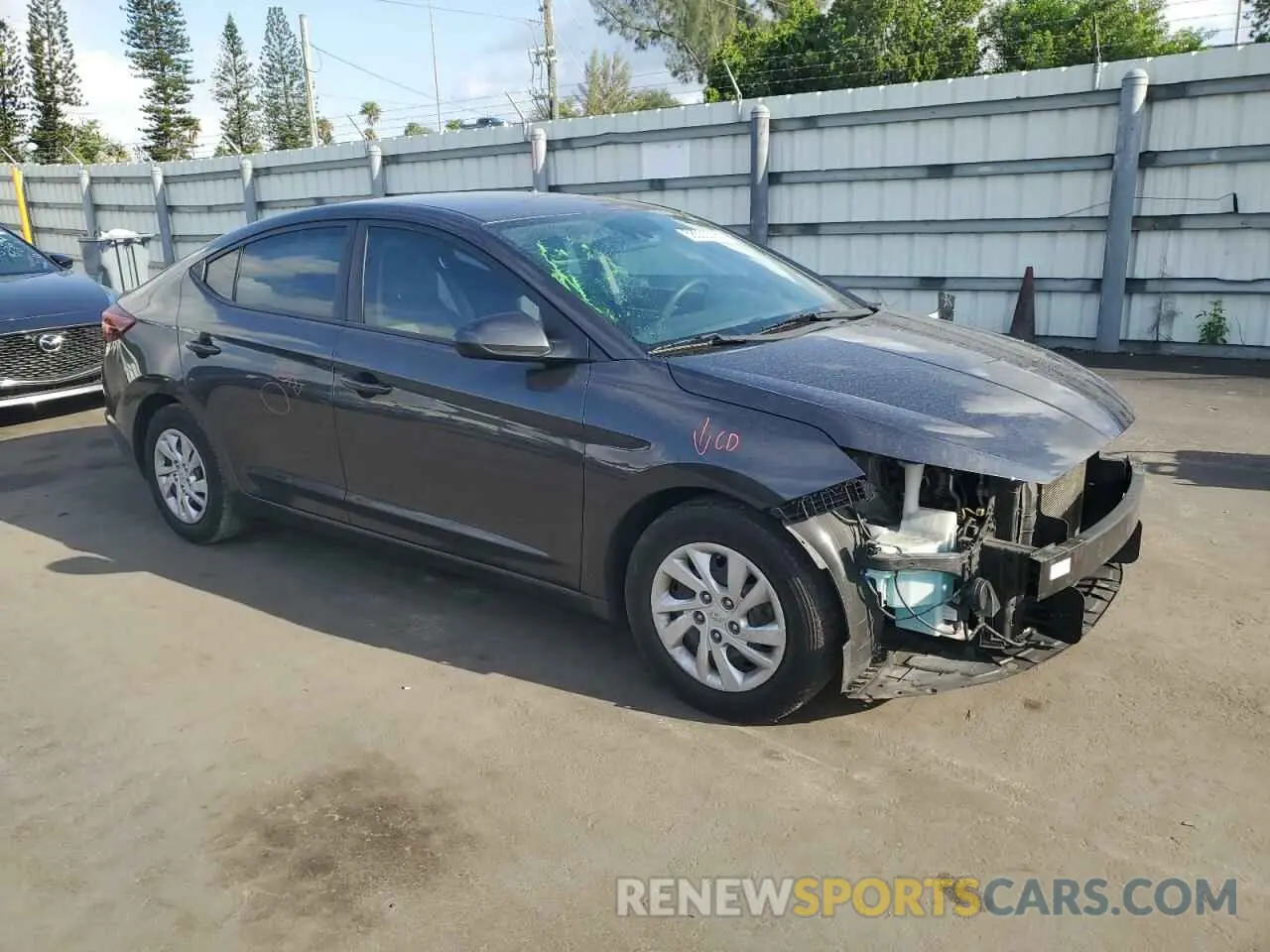 4 fotografías del automóvil dañado 5NPD74LF6LH576168 HYUNDAI ELANTRA 2020