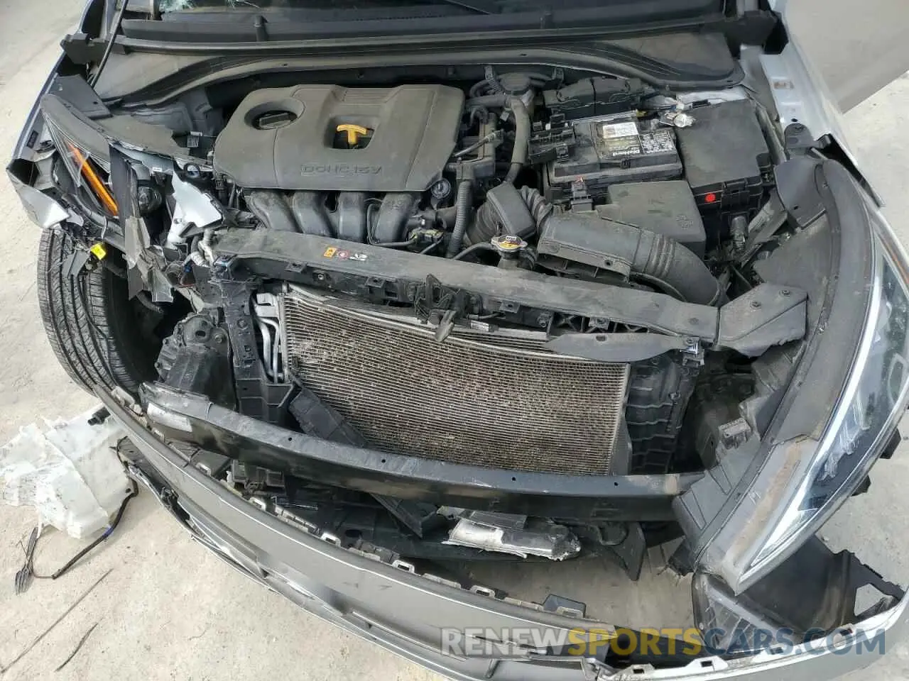 11 fotografías del automóvil dañado 5NPD74LF6LH583654 HYUNDAI ELANTRA 2020