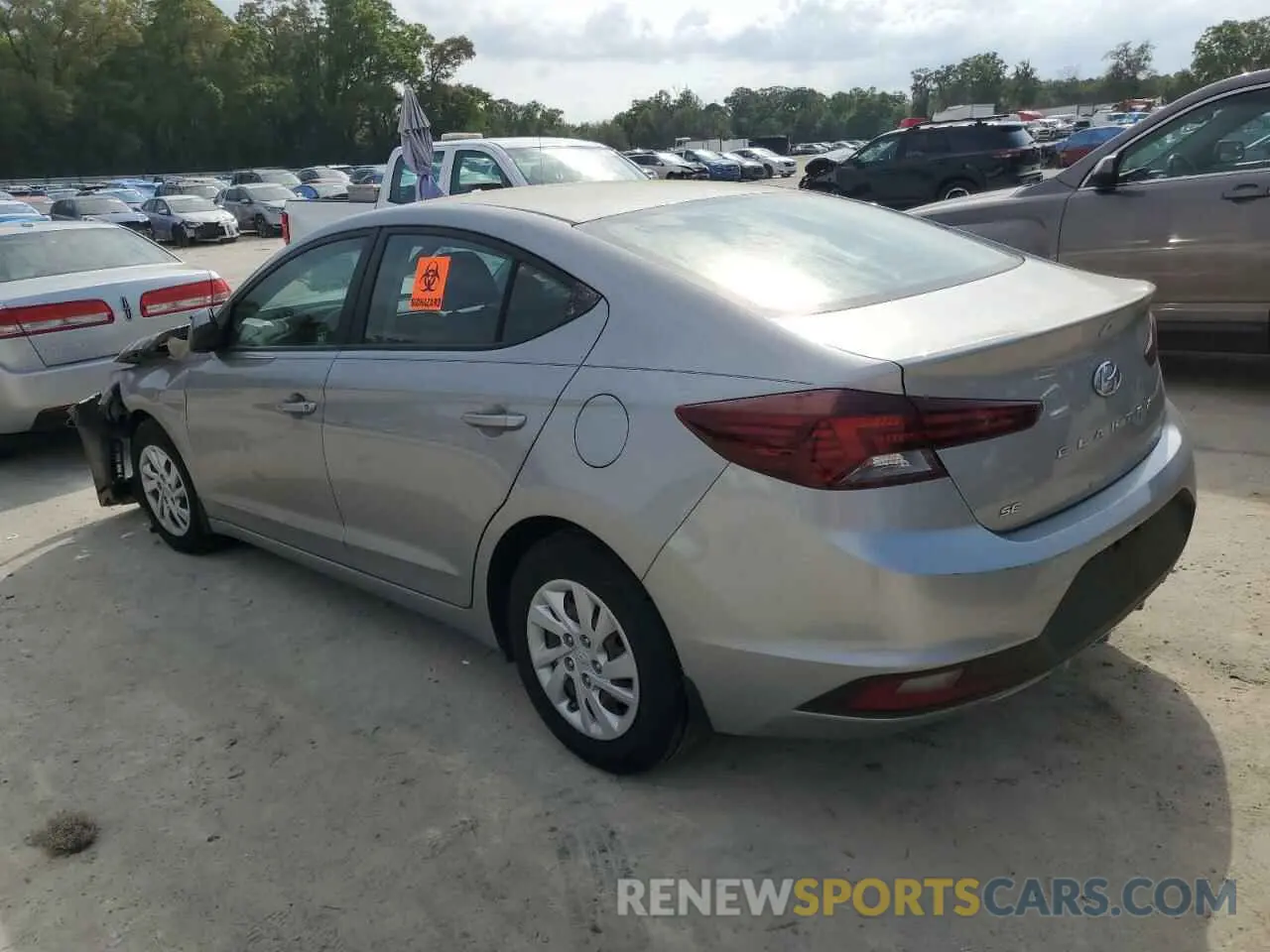 2 fotografías del automóvil dañado 5NPD74LF6LH583654 HYUNDAI ELANTRA 2020