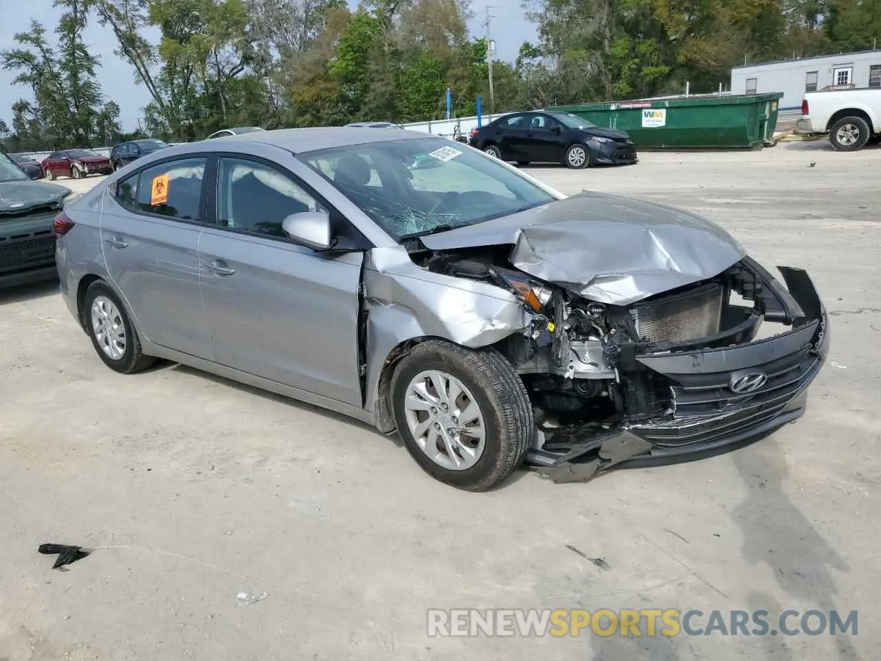 4 fotografías del automóvil dañado 5NPD74LF6LH583654 HYUNDAI ELANTRA 2020