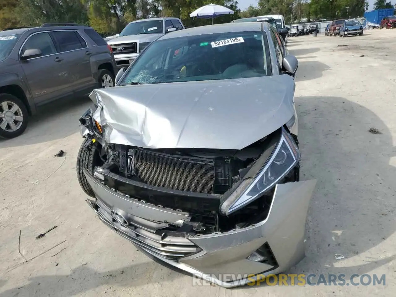 5 fotografías del automóvil dañado 5NPD74LF6LH583654 HYUNDAI ELANTRA 2020