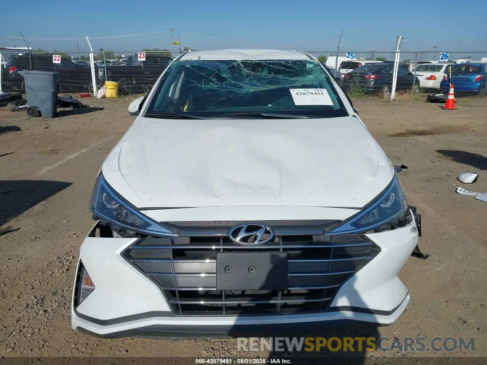 13 fotografías del automóvil dañado 5NPD74LF6LH589227 HYUNDAI ELANTRA 2020