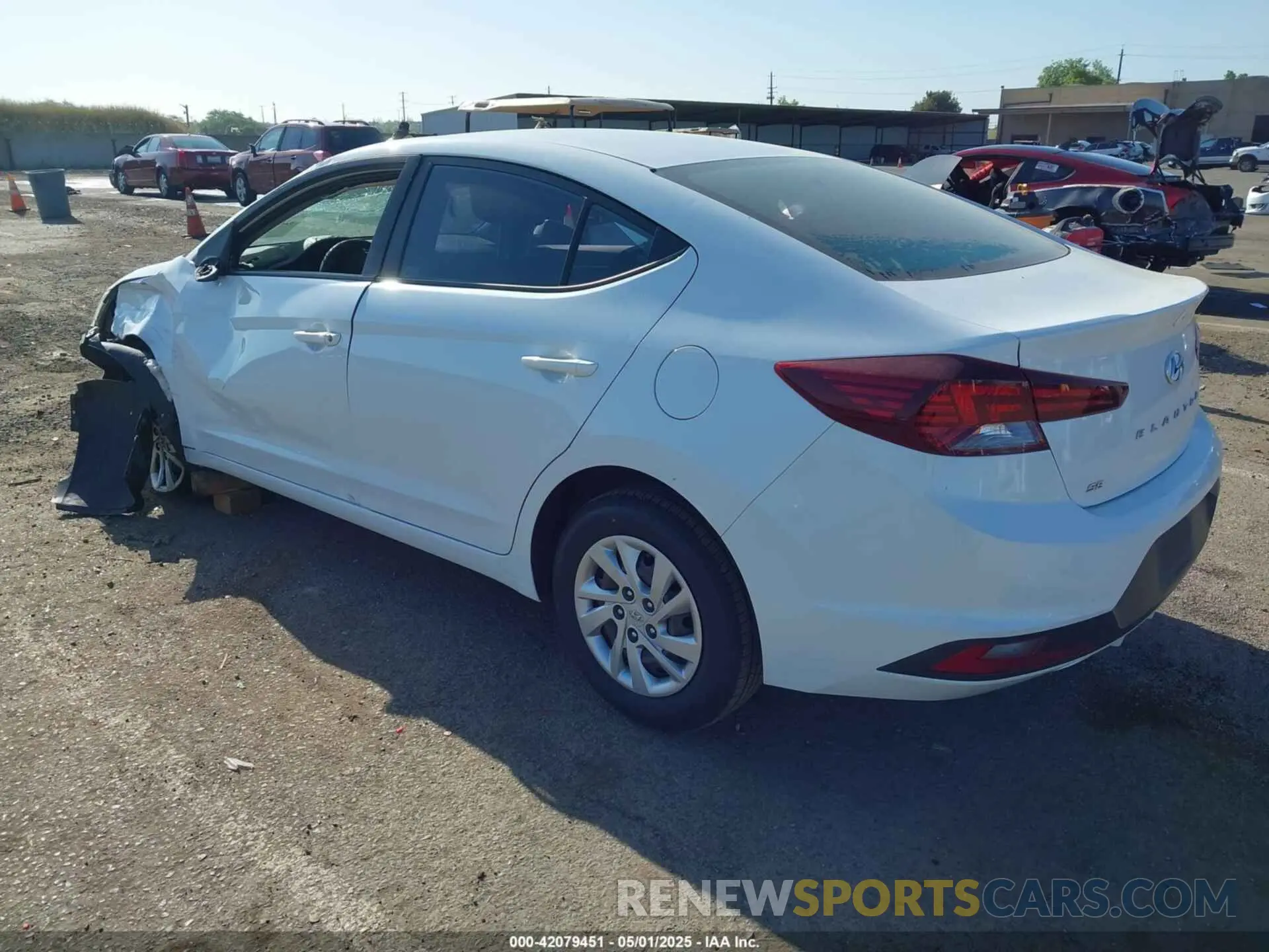 3 fotografías del automóvil dañado 5NPD74LF6LH589227 HYUNDAI ELANTRA 2020