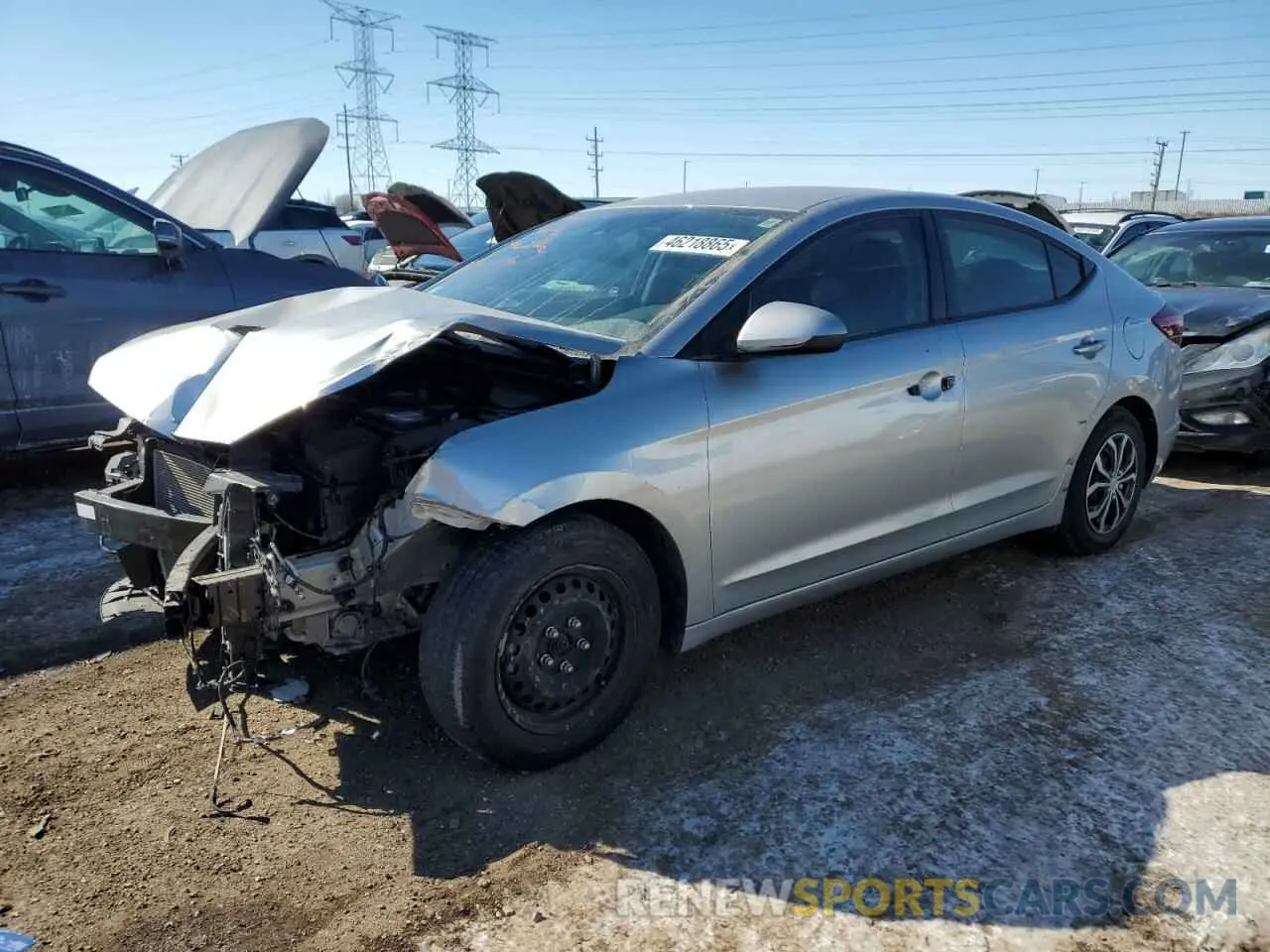 1 fotografías del automóvil dañado 5NPD74LF6LH594296 HYUNDAI ELANTRA 2020
