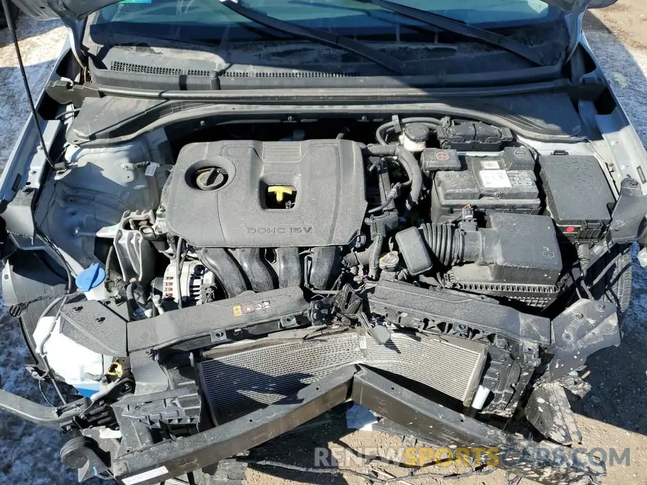 11 fotografías del automóvil dañado 5NPD74LF6LH594296 HYUNDAI ELANTRA 2020