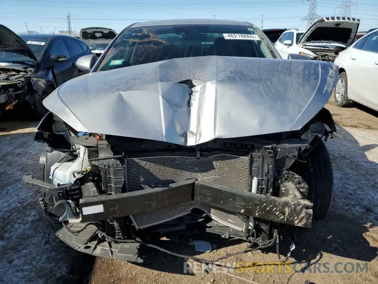 5 fotografías del automóvil dañado 5NPD74LF6LH594296 HYUNDAI ELANTRA 2020