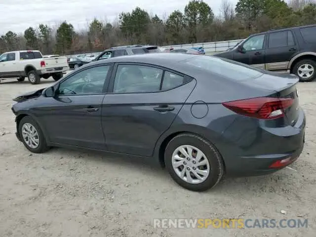 2 fotografías del automóvil dañado 5NPD74LF6LH613347 HYUNDAI ELANTRA 2020