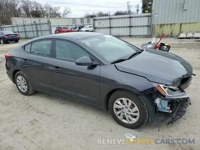 4 fotografías del automóvil dañado 5NPD74LF6LH613347 HYUNDAI ELANTRA 2020