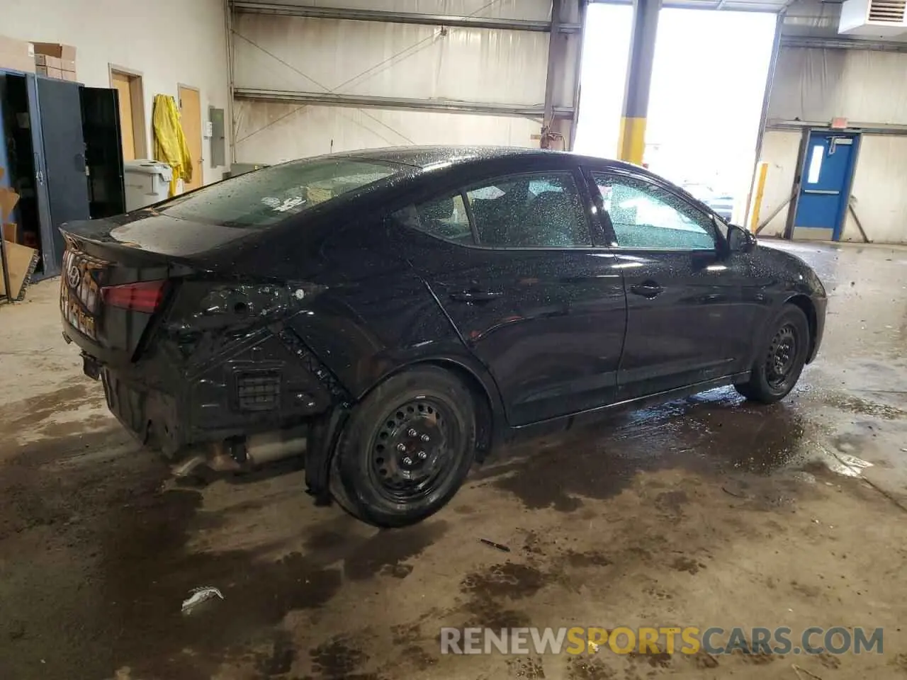 3 fotografías del automóvil dañado 5NPD74LF7LH503746 HYUNDAI ELANTRA 2020