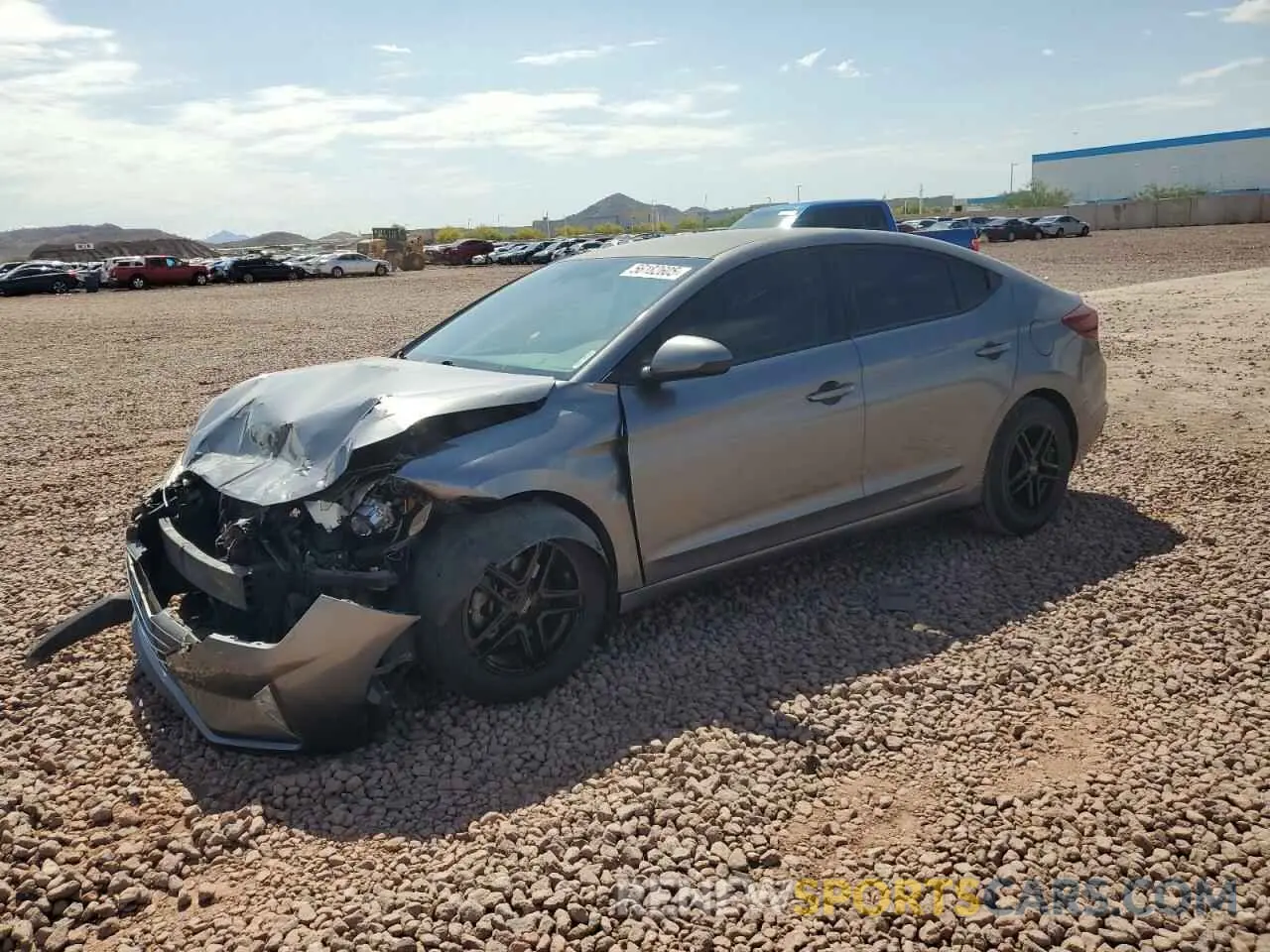1 fotografías del automóvil dañado 5NPD74LF7LH503889 HYUNDAI ELANTRA 2020