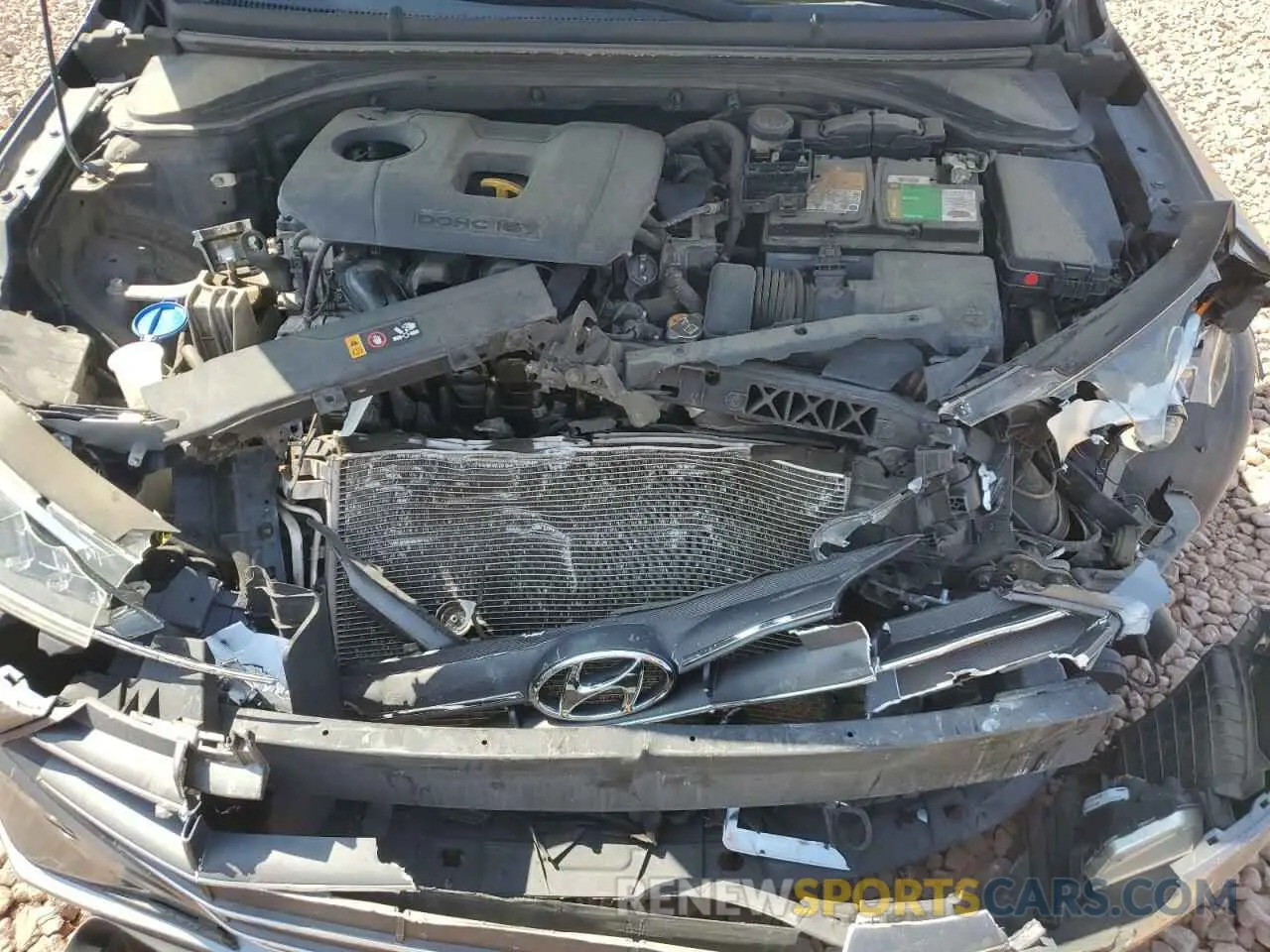 11 fotografías del automóvil dañado 5NPD74LF7LH503889 HYUNDAI ELANTRA 2020