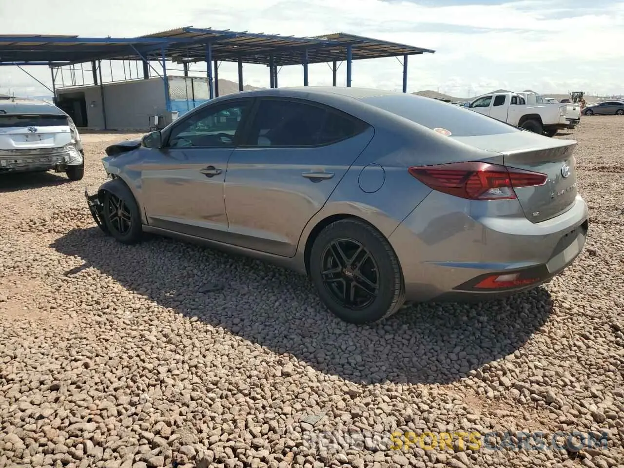 2 fotografías del automóvil dañado 5NPD74LF7LH503889 HYUNDAI ELANTRA 2020