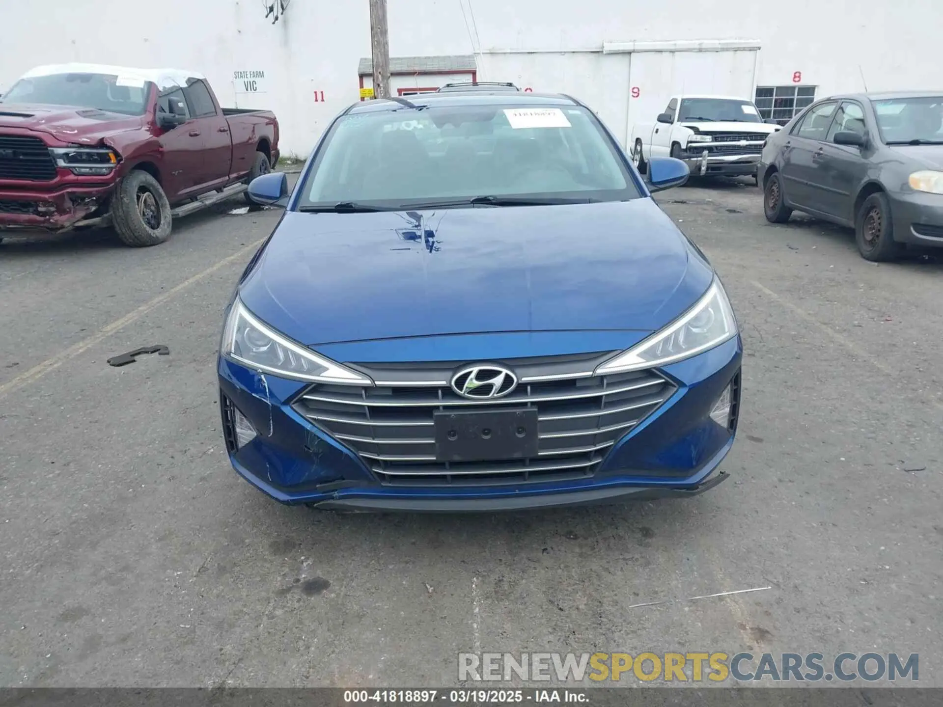 12 fotografías del automóvil dañado 5NPD74LF7LH510888 HYUNDAI ELANTRA 2020