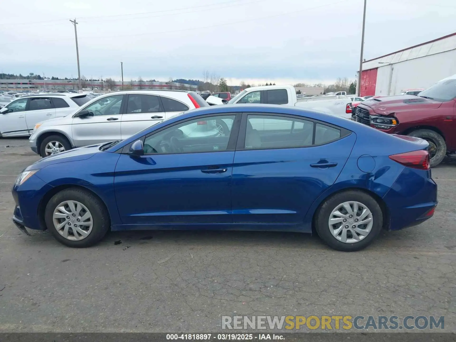 14 fotografías del automóvil dañado 5NPD74LF7LH510888 HYUNDAI ELANTRA 2020