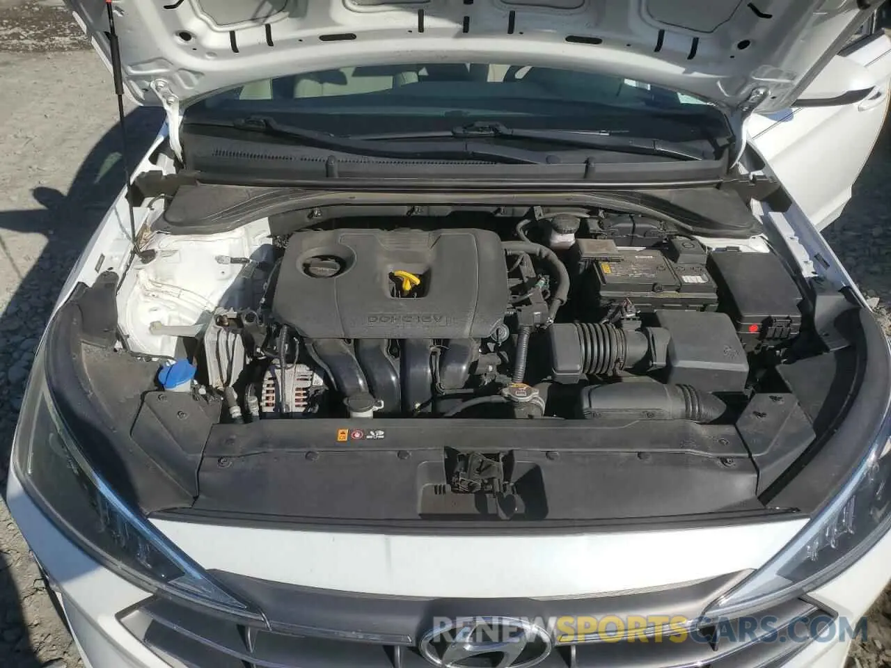 11 fotografías del automóvil dañado 5NPD74LF7LH619013 HYUNDAI ELANTRA 2020