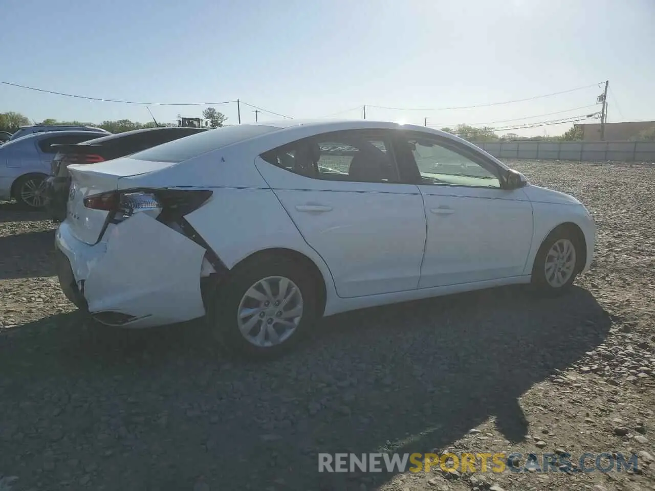 3 fotografías del automóvil dañado 5NPD74LF7LH619013 HYUNDAI ELANTRA 2020