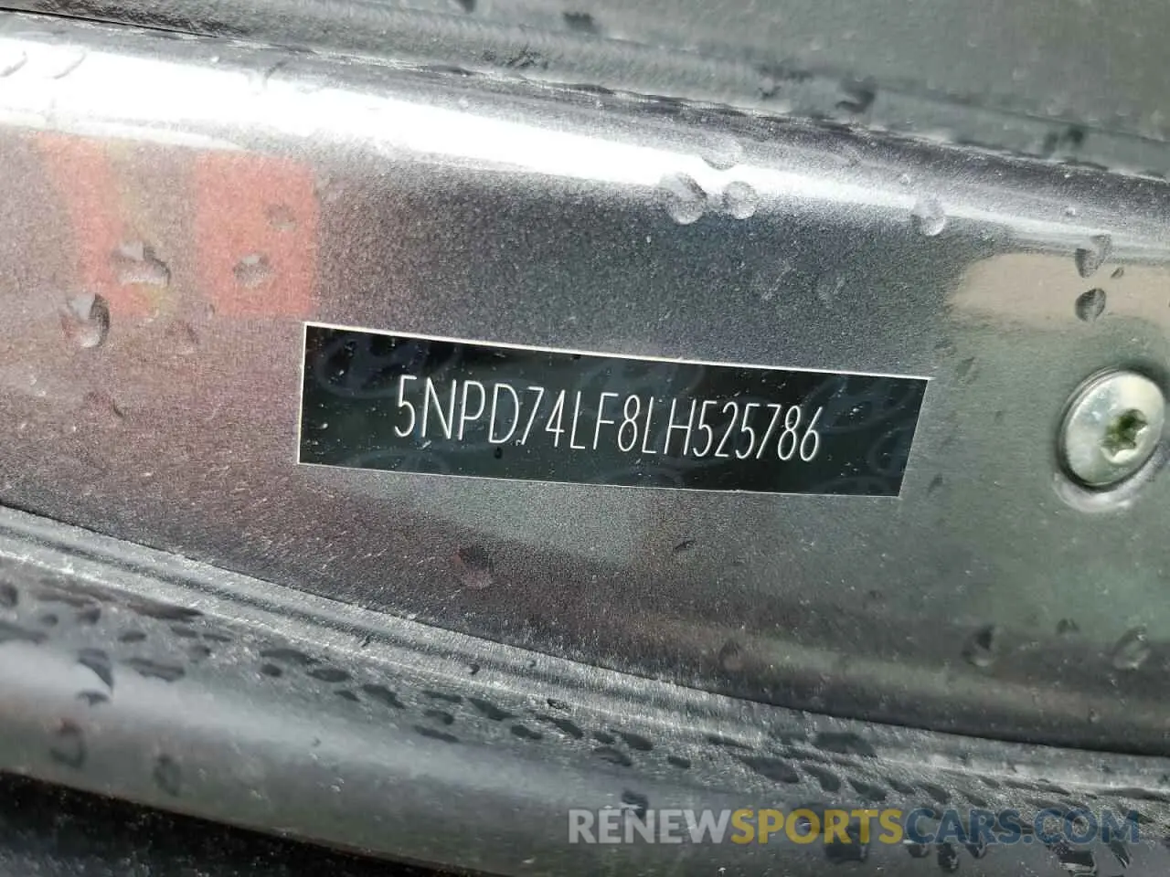 12 fotografías del automóvil dañado 5NPD74LF8LH525786 HYUNDAI ELANTRA 2020
