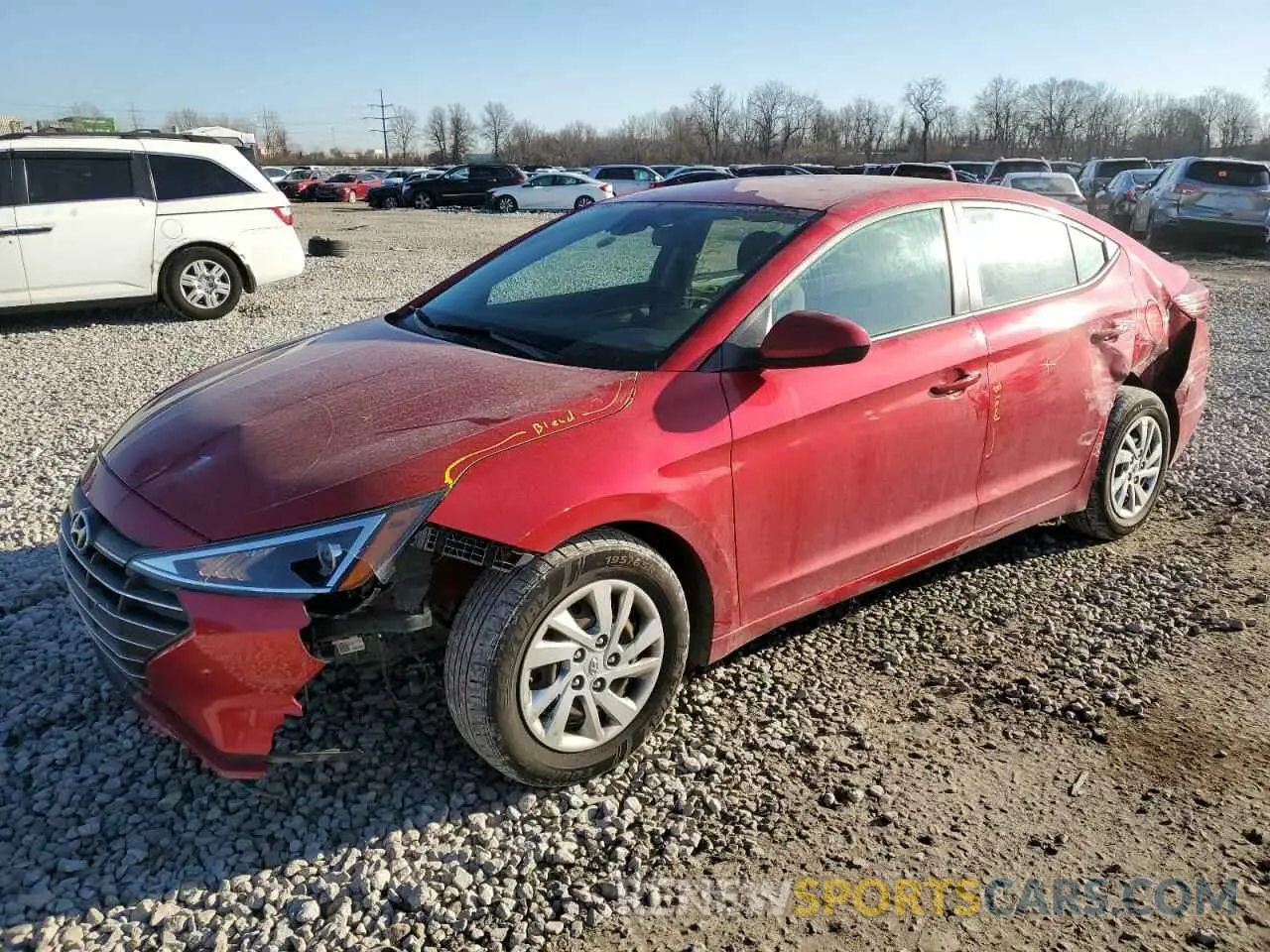 1 fotografías del automóvil dañado 5NPD74LF8LH599600 HYUNDAI ELANTRA 2020