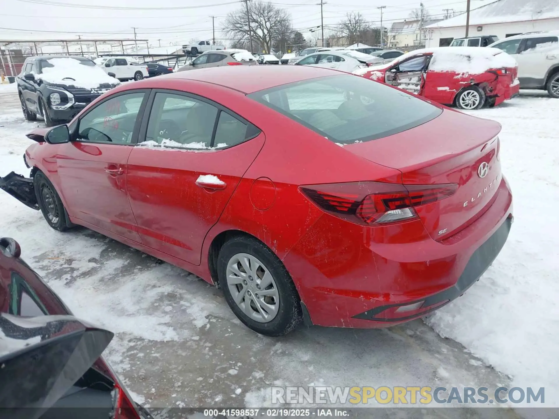 3 fotografías del automóvil dañado 5NPD74LF8LH605007 HYUNDAI ELANTRA 2020