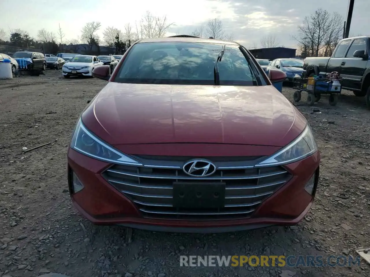 5 fotografías del automóvil dañado 5NPD74LF9LH525148 HYUNDAI ELANTRA 2020