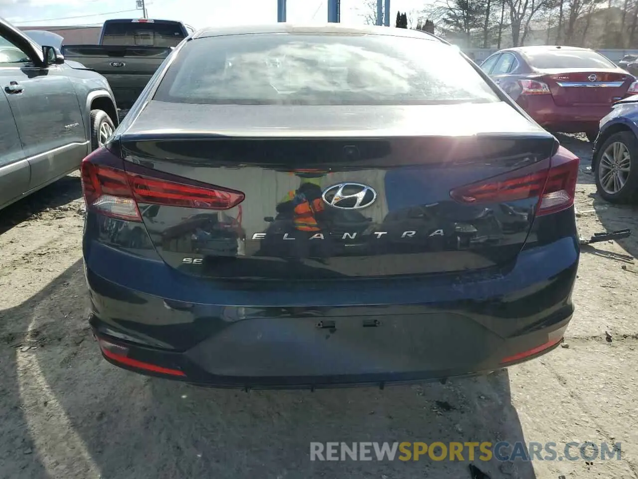 6 fotografías del automóvil dañado 5NPD74LF9LH586080 HYUNDAI ELANTRA 2020