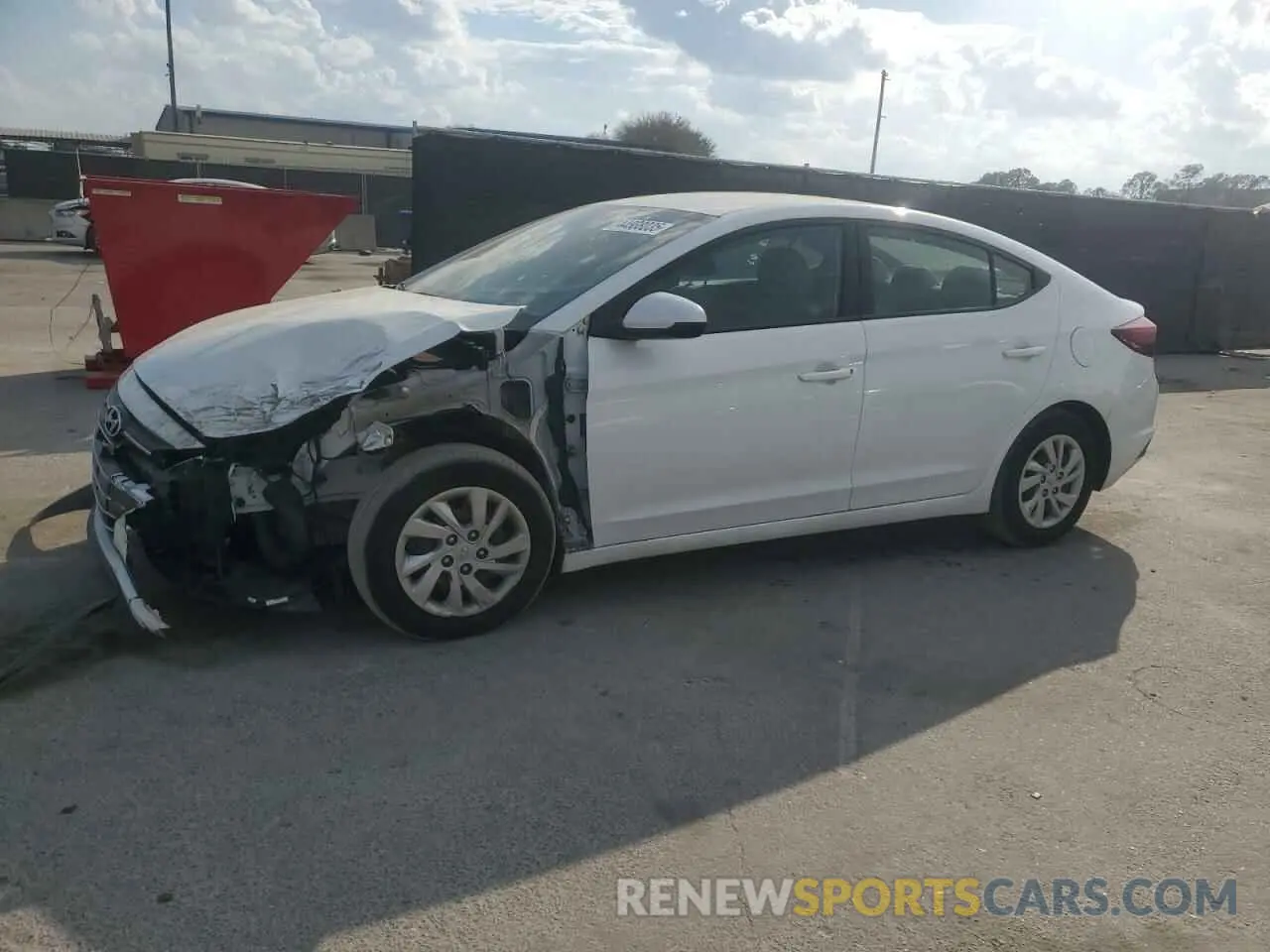 1 fotografías del automóvil dañado 5NPD74LF9LH589187 HYUNDAI ELANTRA 2020