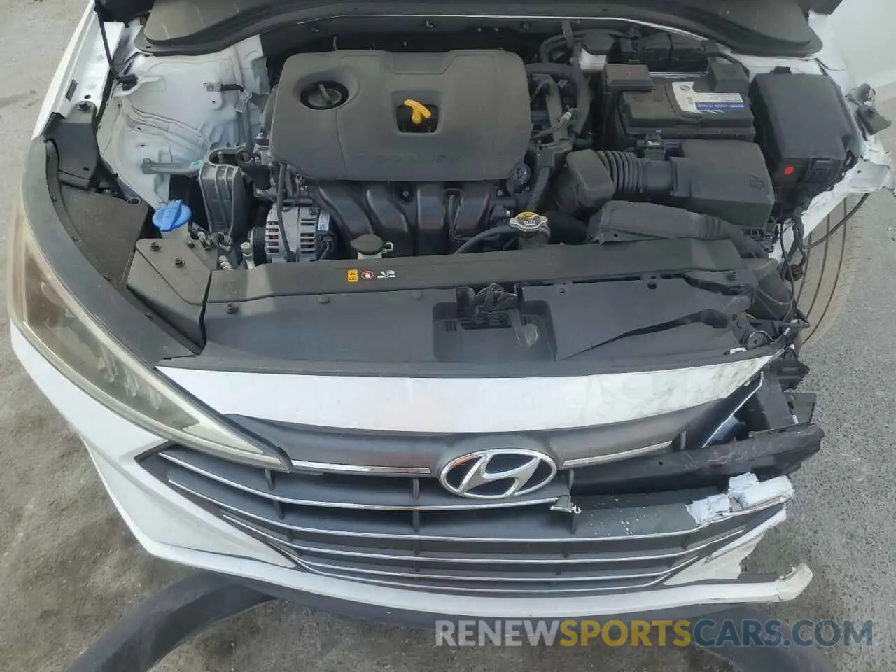 11 fotografías del automóvil dañado 5NPD74LF9LH589187 HYUNDAI ELANTRA 2020