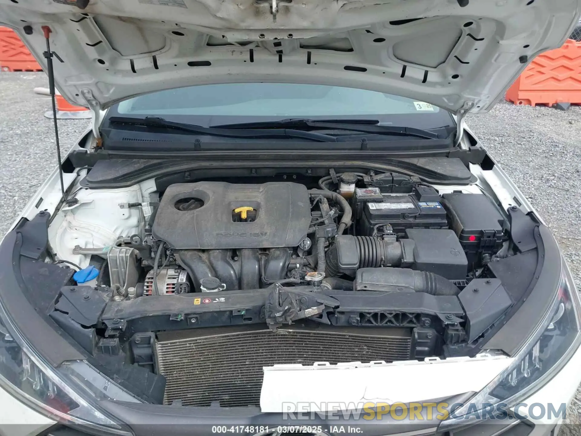 10 fotografías del automóvil dañado 5NPD74LF9LH597550 HYUNDAI ELANTRA 2020