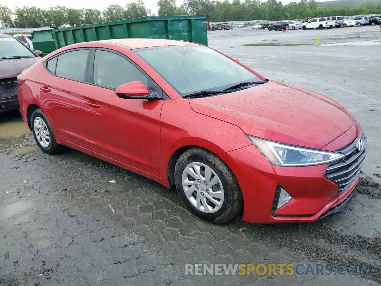 4 fotografías del automóvil dañado 5NPD74LF9LH609261 HYUNDAI ELANTRA 2020