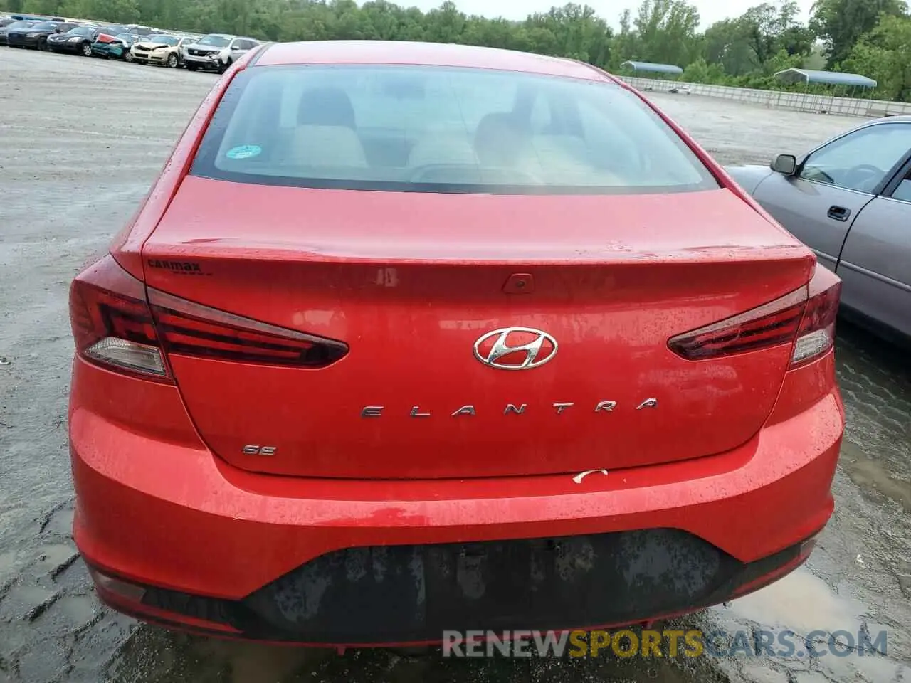 6 fotografías del automóvil dañado 5NPD74LF9LH609261 HYUNDAI ELANTRA 2020