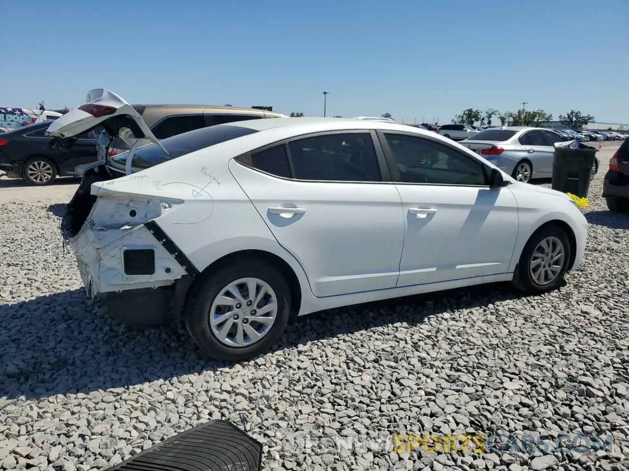 3 fotografías del automóvil dañado 5NPD74LF9LH615481 HYUNDAI ELANTRA 2020