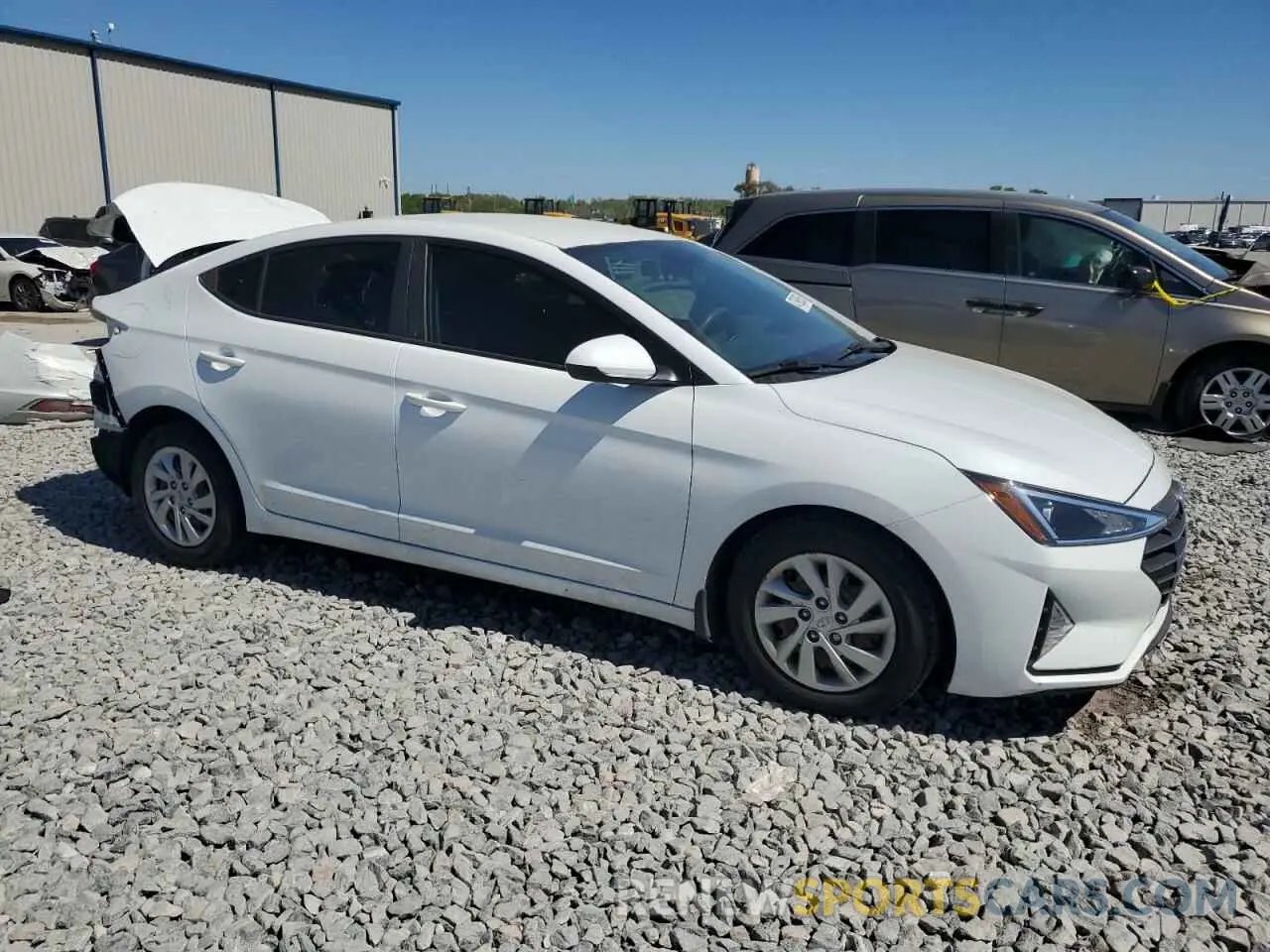 4 fotografías del automóvil dañado 5NPD74LF9LH615481 HYUNDAI ELANTRA 2020