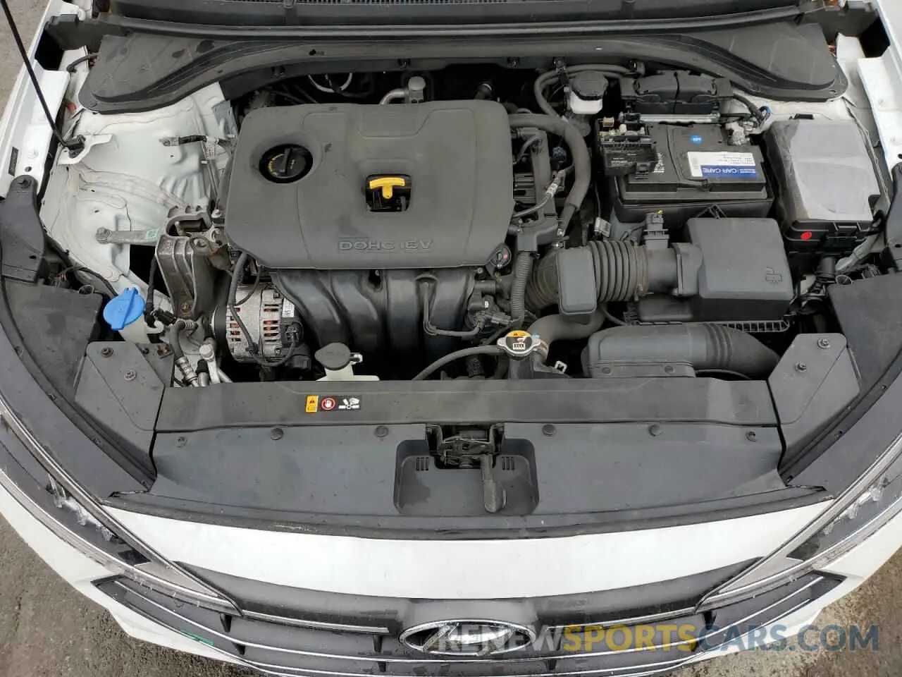 11 fotografías del automóvil dañado 5NPD74LFXLH502509 HYUNDAI ELANTRA 2020