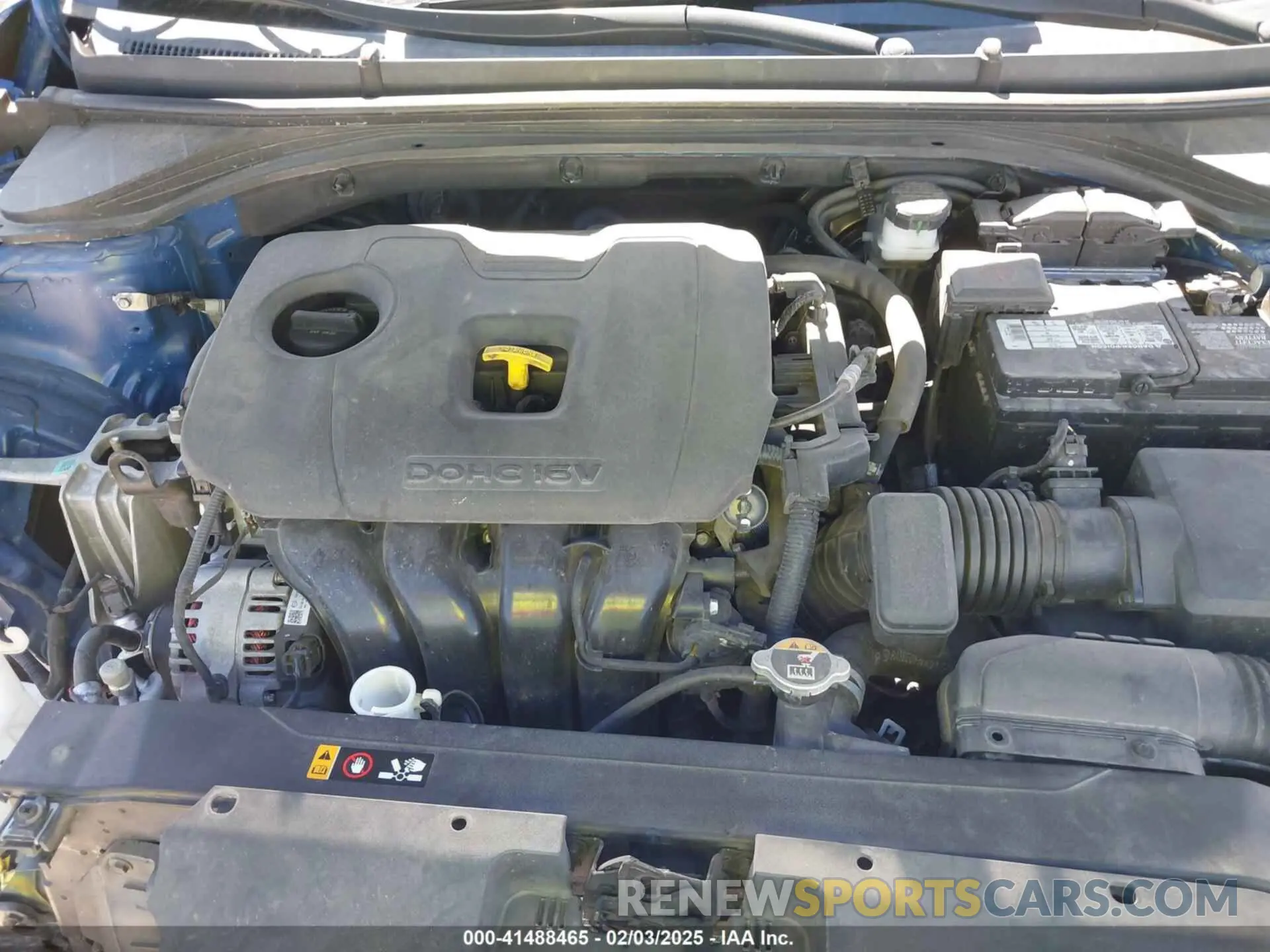 10 fotografías del automóvil dañado 5NPD74LFXLH515390 HYUNDAI ELANTRA 2020
