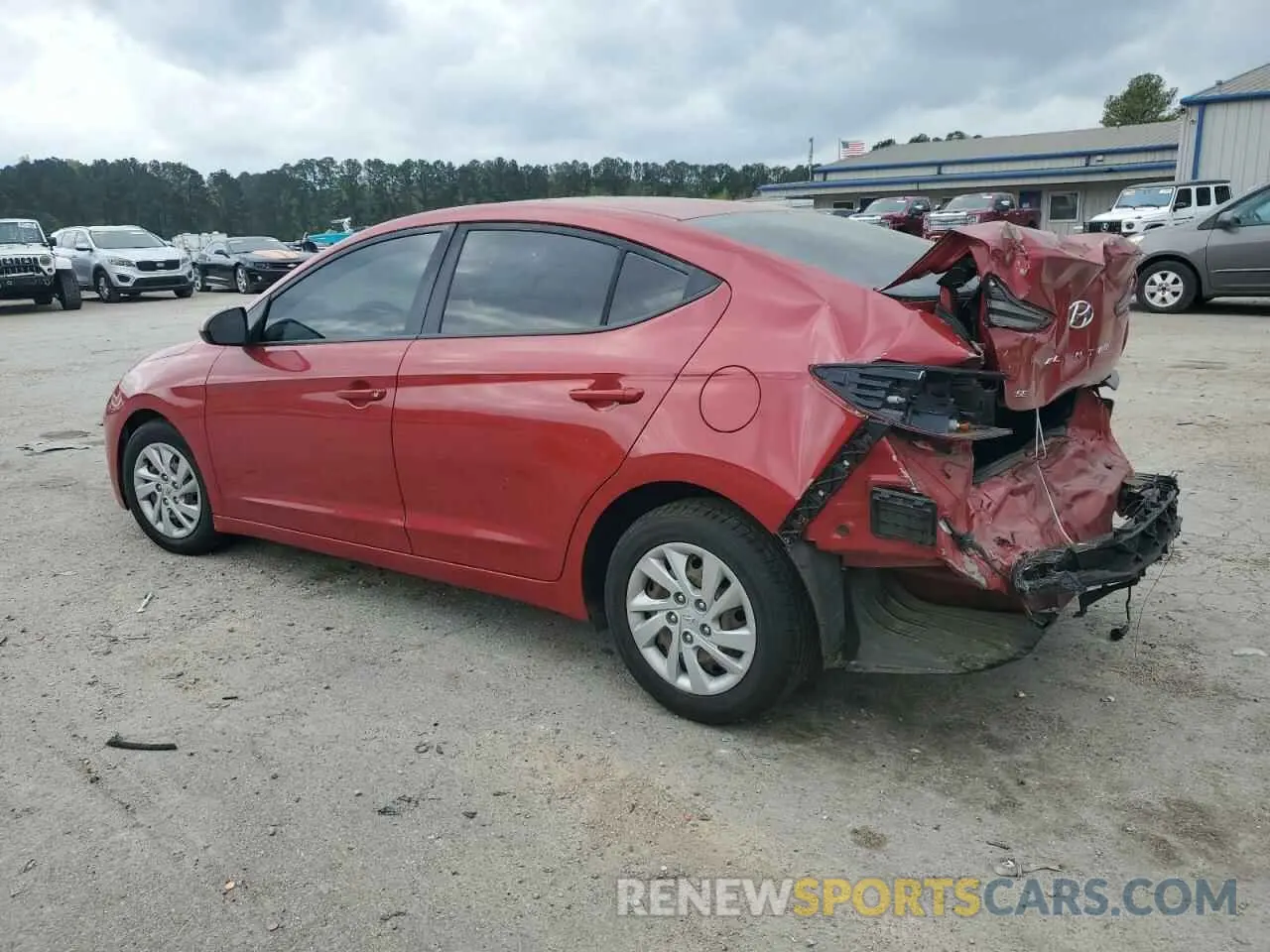 2 fotografías del automóvil dañado 5NPD74LFXLH516054 HYUNDAI ELANTRA 2020