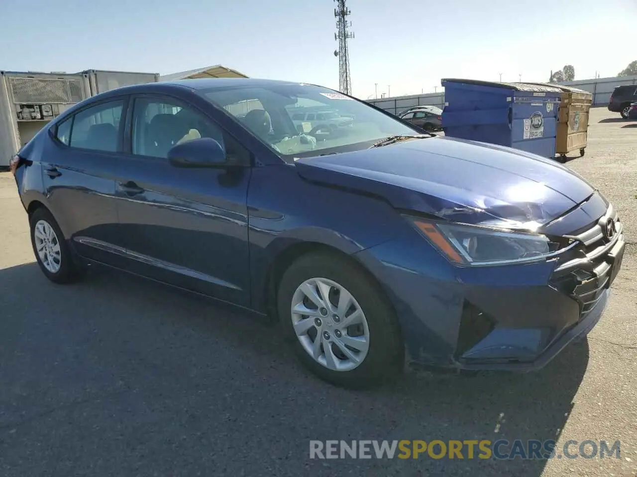 4 fotografías del automóvil dañado 5NPD74LFXLH532187 HYUNDAI ELANTRA 2020