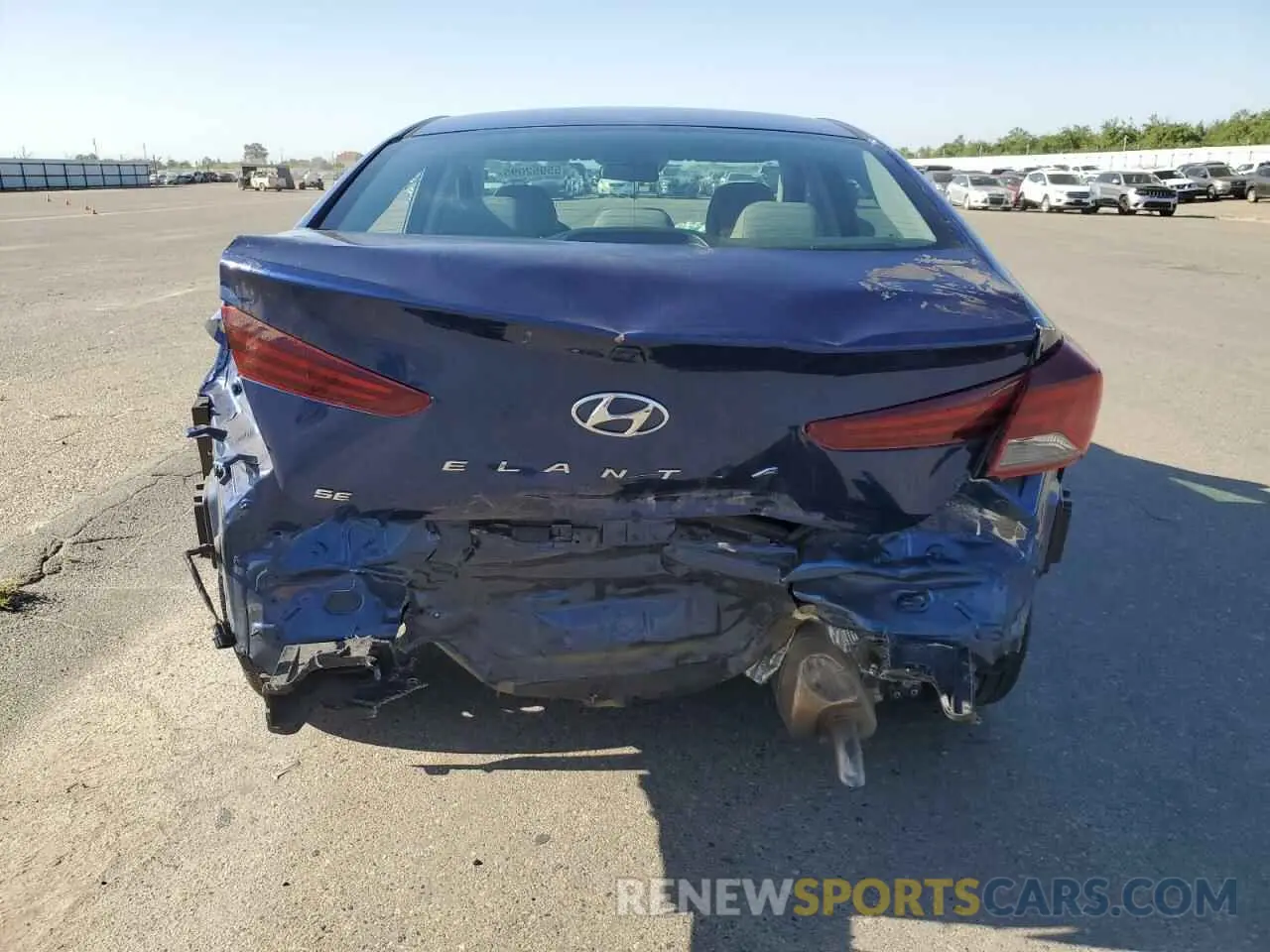 6 fotografías del automóvil dañado 5NPD74LFXLH532187 HYUNDAI ELANTRA 2020