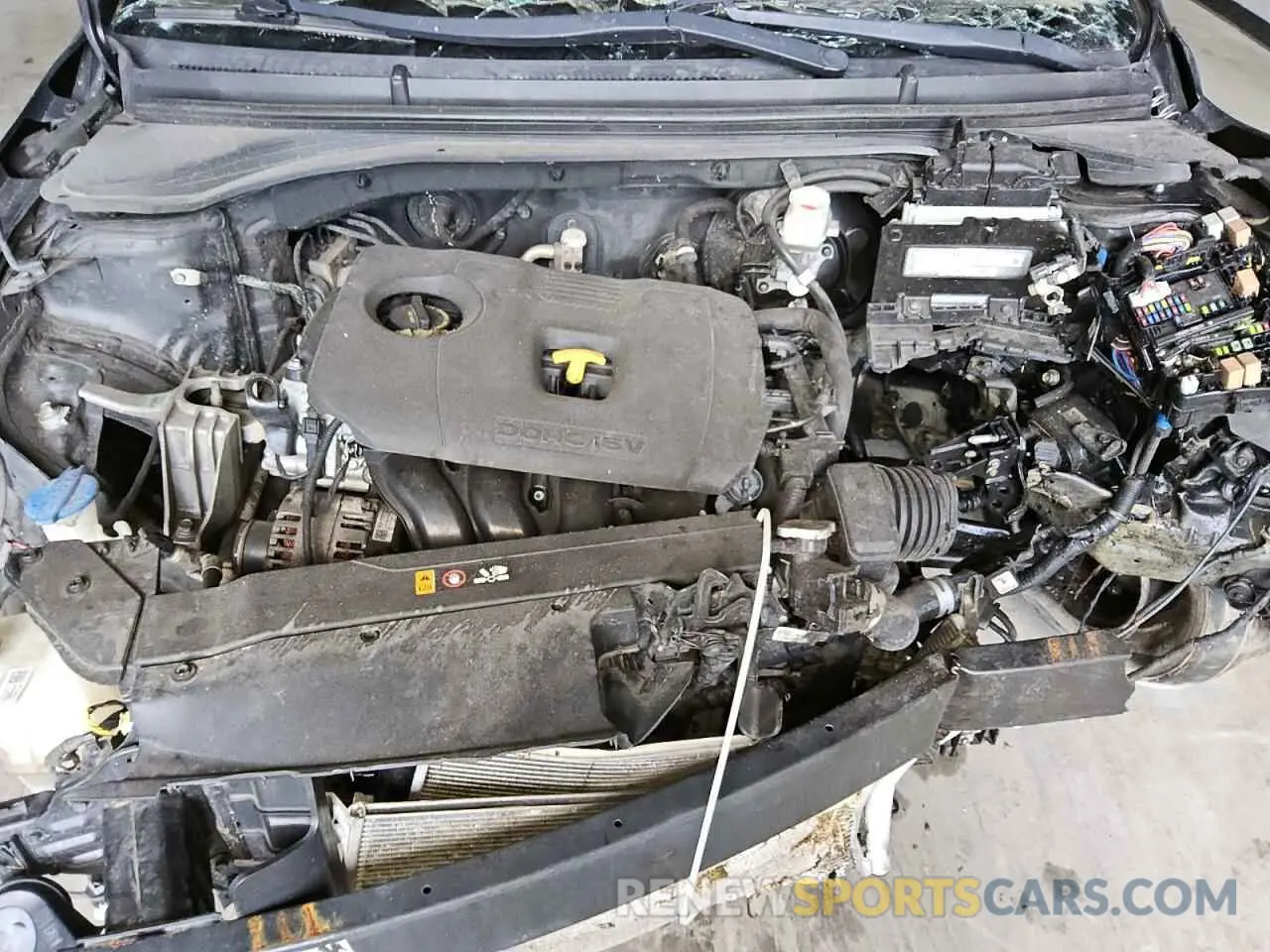 11 fotografías del automóvil dañado 5NPD74LFXLH566713 HYUNDAI ELANTRA 2020
