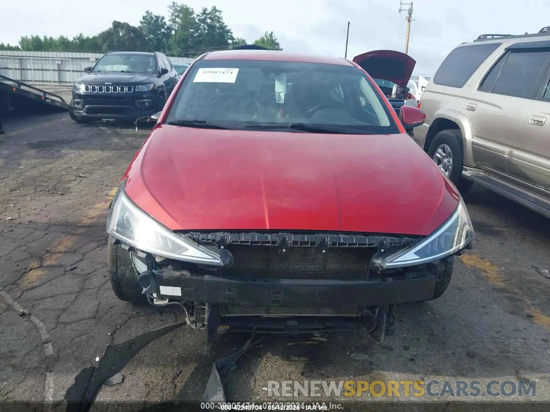 6 fotografías del automóvil dañado 5NPD84LF0LH524709 HYUNDAI ELANTRA 2020