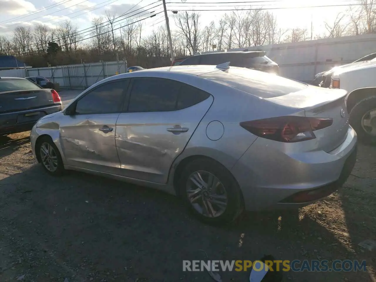 2 fotografías del automóvil dañado 5NPD84LF0LH525195 HYUNDAI ELANTRA 2020