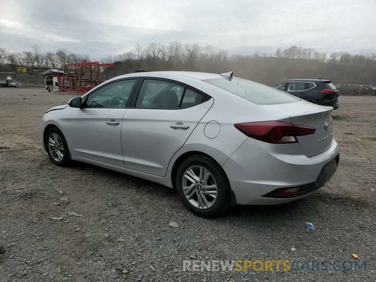2 fotografías del automóvil dañado 5NPD84LF0LH530607 HYUNDAI ELANTRA 2020
