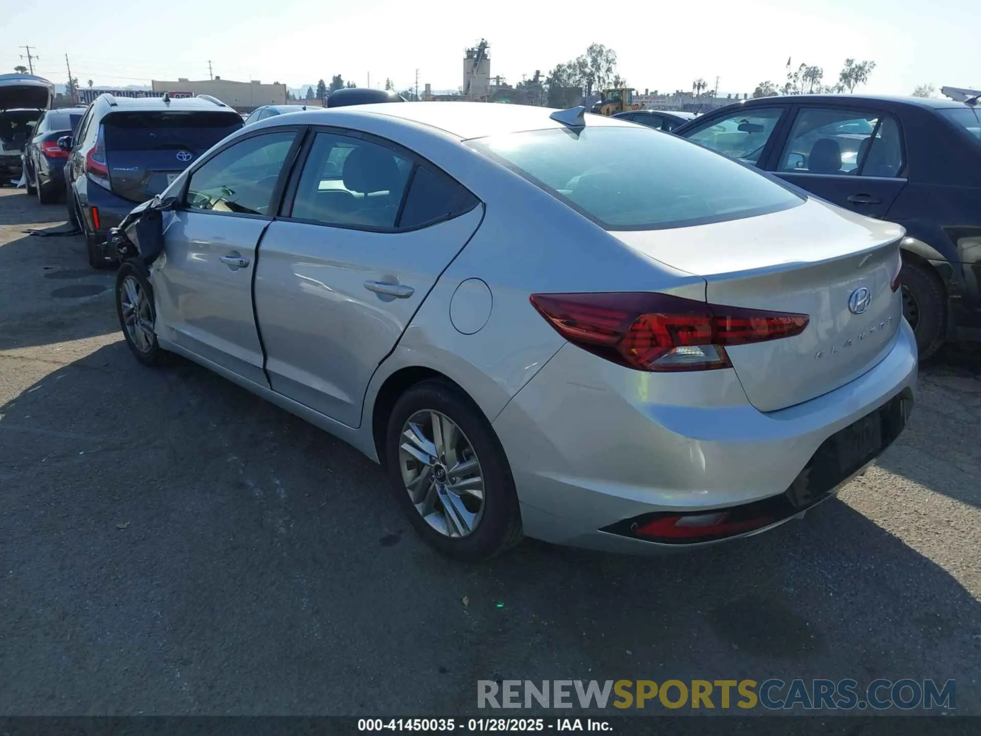 3 fotografías del automóvil dañado 5NPD84LF0LH532695 HYUNDAI ELANTRA 2020