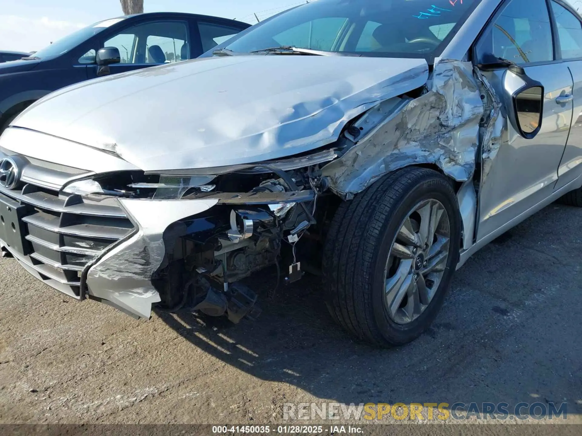 6 fotografías del automóvil dañado 5NPD84LF0LH532695 HYUNDAI ELANTRA 2020