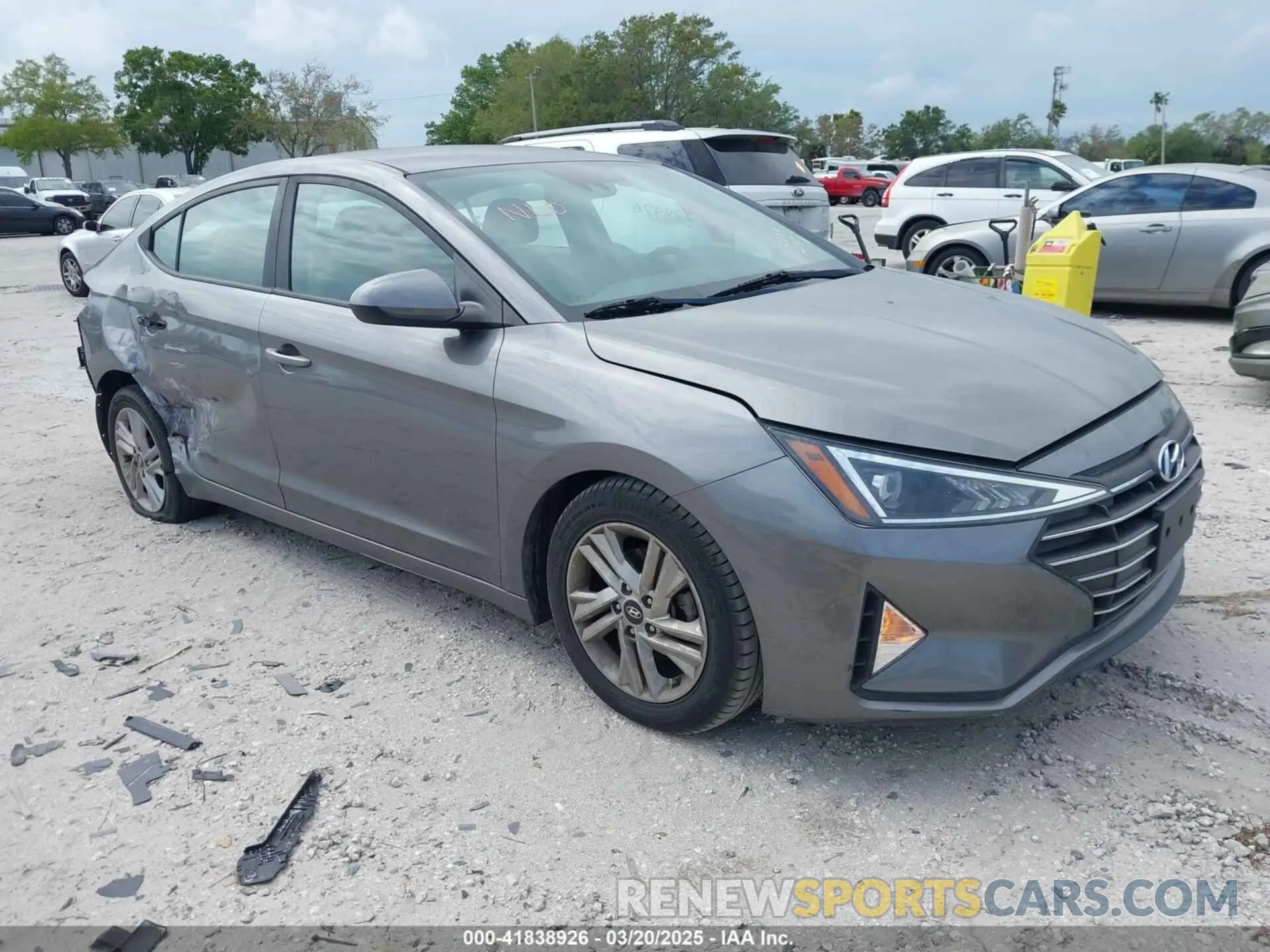 1 fotografías del automóvil dañado 5NPD84LF0LH544040 HYUNDAI ELANTRA 2020